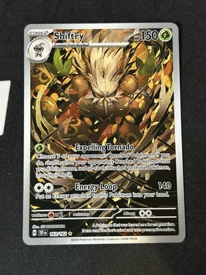2024 Pokémon Shiftry 163/162 Sv05: Temporal Forces Holo Illustration Rare - Image 1 of 2