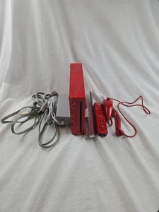 Nintendo Wii Limited Edition RED Video Game Console Home System GameCube RVL-001 - Picture 1 of 5