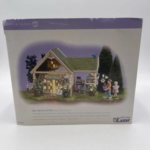 DEPT 56 Snow Village Easter Lily’s Nursery & Gifts Lighted House 3-teiliges Set selten - Bild 1 von 19