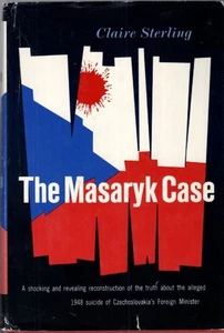 The Masaryk Case By Claire Sterling First Edition 1969 HC/DJ - Picture 1 of 1
