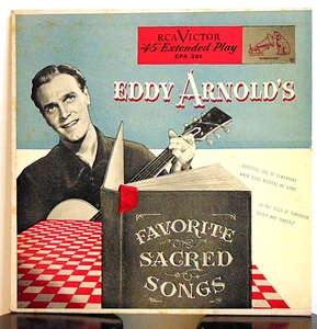 Eddy Arnold's Favorite Sacred Songs 1952 RCA Victor EPA-261 EP 7" 45RPM RECORD - Picture 1 of 6