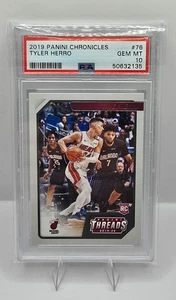 2019 Panini Chronicles #76 Tyler Herro PSA 10 Gem Mint – Threads Rookie - Picture 1 of 2