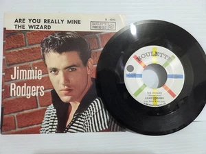 Jimmie Rodgers Are You Really Mine The Wizard 45 rpm en muy buena condición H12 - Imagen 1 de 2