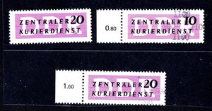 GERMANY DDR 1950s SCOTT #O34, O44, O45 MINT NEVER HINGED - Picture 1 of 2