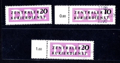 GERMANY DDR 1950s SCOTT #O34, O44, O45 MINT NEVER HINGED - Image 1 of 2
