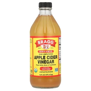 Vinagre de sidra de manzana orgánico con la 'madre', 16 fl oz (473 ml) - Imagen 1 de 2