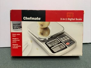 Chefmate 3 In 1 Digital Precision Scale-New In The Box  - Picture 1 of 15