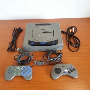 Sega Saturn HST-0004 2 controllers with software and box - Picture 1 of 17