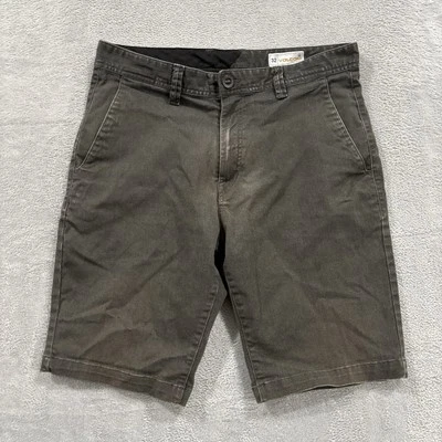 Volcom Shorts Men's 32 Chino Faded Distressed Flat Front Surf Beach Summer - Image 1 of 4
