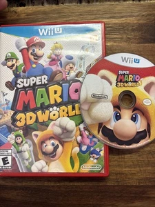 Super Mario 3D World Nintendo Wii U 2013 Completo CIB Probado Funcionando - Imagen 1 de 4