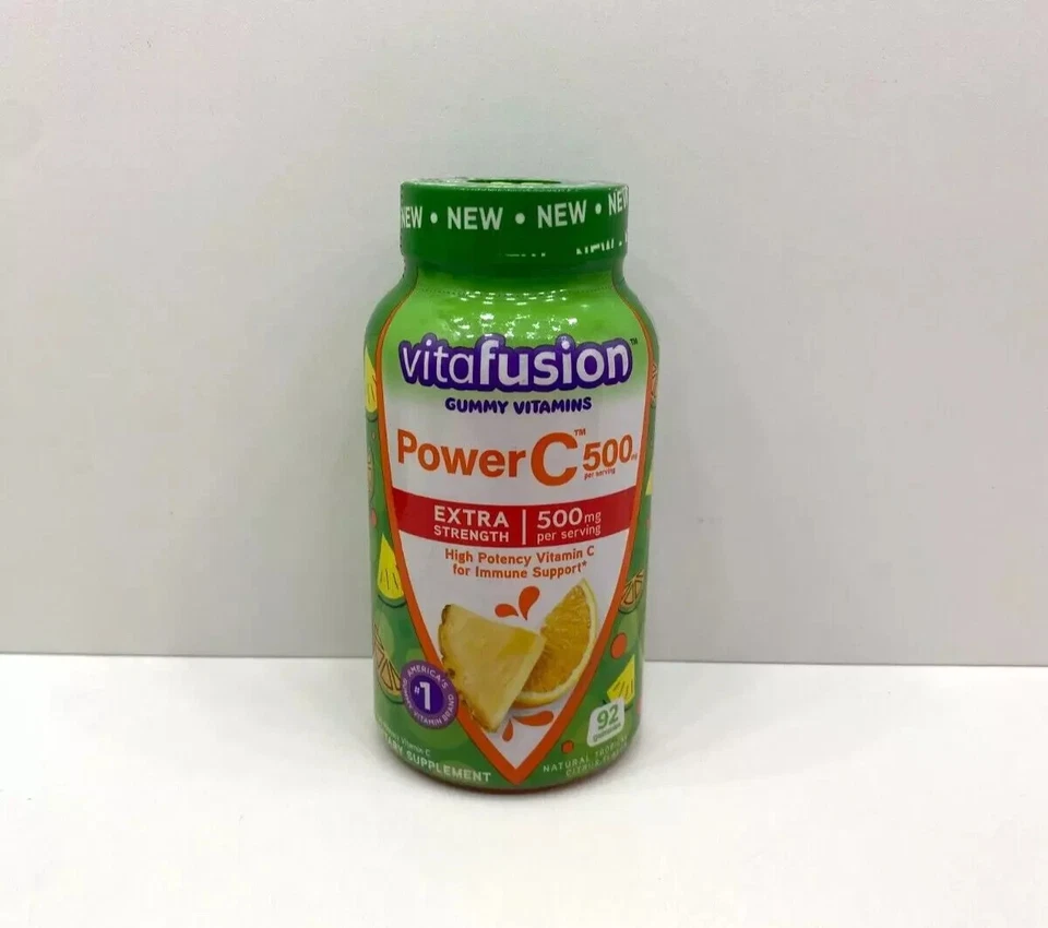 Vitafusion Extra Strength Power C Gummies 500 mg Vitamin C (92 Count) Exp 5/26