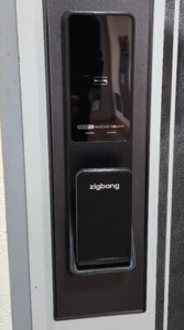zigbang Smart Door Lock Push/Pull Double Lock Touch Pad - Black SHP-DP740 - Picture 1 of 1