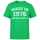 Made In 1976 All Original Parts T-shirt 46th Birthday Mens Gift Ideas