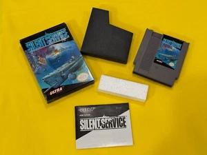 Silent Service (14 Photos!!!) CIB Nintendo Entertainment System NES 1989 - Picture 1 of 14
