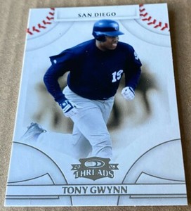 TONY GWYNN HOF 2008 DONRUSS THREADS Card #40 NM-MT Condition