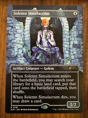 Solemn Simulacrum (0791) (Borderless) [Secret Lair Drop Series] MTG Near Mint - Image 1 of 2
