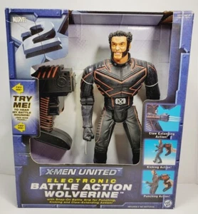 NEU 2003 Marvel X-Men 2 United Electronic Battle Action Wolverine Action Toy Biz - Bild 1 von 12