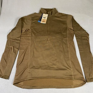 Beyond A2 Krios Crew Pullover Grid Fleece Polartec Power Grid Coyote XL LONG - Picture 1 of 14