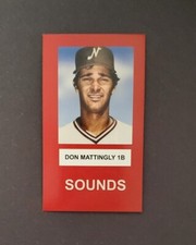 1981 Nashville Sounds rookie DON MATTINGLY New York Yankees 
