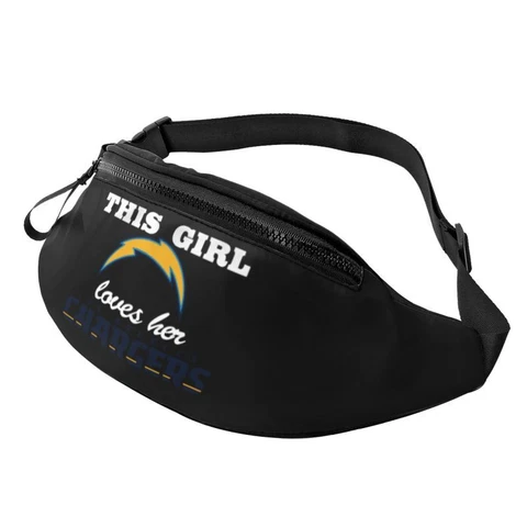 "This Girl Loves Her" San Diego Chargers Running Belt Fanny Pack  Waist Bags Cover