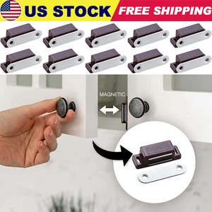 10 Pack Magnetic Cabinet & Door Latch/Catch Closures Kitchen Cabinet Cupboard - Picture 1 of 12