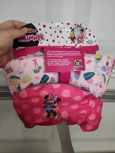 SwimWays Minnie Mouse Child 33-55lbs Swim Trainer Life Jacket USCG Approved New