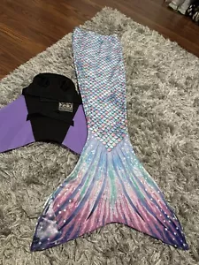 Sun Tails Keiki Monofin Mermaid Tail For Child Size Medium - Picture 1 of 7