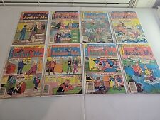 vintage comic book Lot Of 8 Archie And Me 119-122 124 125 138 130 Betty Jughead