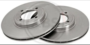 Paire De Disques De Frein Avant 504 Peugeot Et 604 V6 - Imagen 1 de 3
