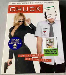 Chuck - The Complete First Season (DVD, 2008, 4-Disc Set) - SEALED - Picture 1 of 2