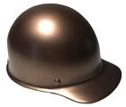 Chapeau dur peint sur mesure MSA Skullgard style casquette cuivre métallisé satin