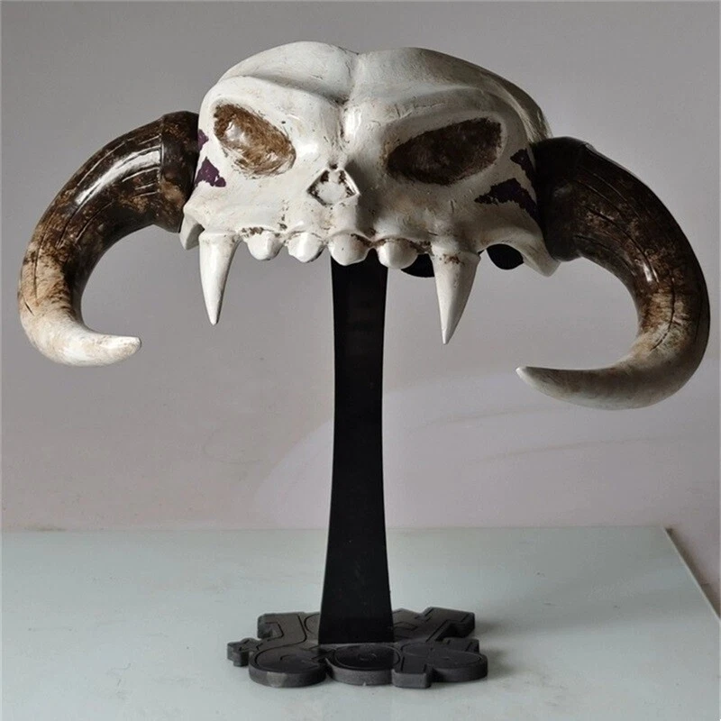 The Legend of Zelda Link Barbarian Helmet Cosplay Props FRP Skull Bull Head Mask - Image 1 of 4