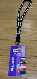 WRC Rally Japan 2022 Marshal Volunteer Pass mit Gurt - Bild 1 von 1