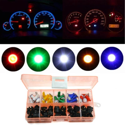 Car Interior T5 LED Twist Socket Instrument Panel Cluster Plug Trim High Bright - Image 1 of 4