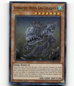 Yugioh Superancient Deepsea King Coelacanth Maze of Memories Super Rare - Bild 1 von 1