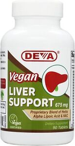 Deva Vegan Liver Supplement 90 Tabs