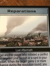 REPARATIONS PSI CORPS BABYLON 5 CCG RARE CARD NEAR MINT NEVER PLAYED WITH