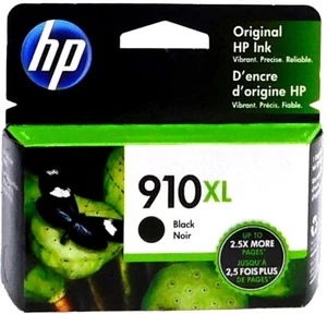 HP 910XL Czarny wkład atramentowy 3YL65AN NOWY ORYGINALNY EXP 09/2025 - Zdjęcie 1 z 1