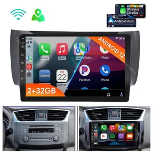 For Nissan Sentra 2012-2016 CarPlay Android 12.0 Car Stereo Auto Radio GPS Navi - Picture 1 of 13
