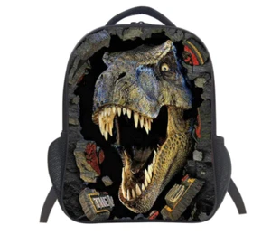 Kids Schoolbag Dinosaur Boys Backpack Mochila Escolar Para Niños De Dinosaurio - Picture 1 of 4