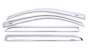 AVS 684611 Chrome Side Deflector 4-Pc Fits 2011 - 2015 Chevrolet Cruze - Picture 1 of 12