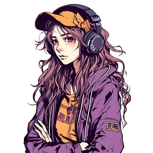 Autoaufkleber Sticker Anime Gamer Girl Aufkleber 9X9 cm - Picture 1 of 1
