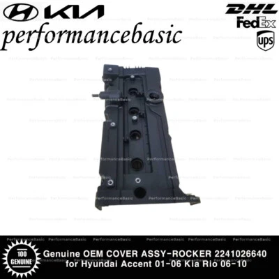MONTAJE DE CUBIERTA ORIGINAL OEM BALANCÍN 2241026640 para Hyundai Accent 01-06 Kia Rio 06-10 Foto 1 de 2