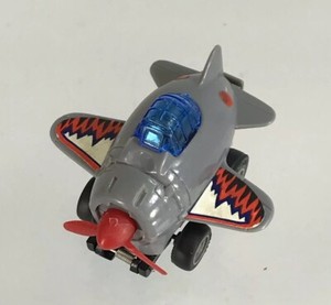 Vintage Takara Penny Planes Racers Zoomin Zero 2” Bomber Plane Pull Back 1982