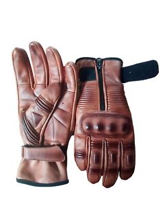 Motorcycle Gloves Riding Motorbike Leather Zip Gloves Racing quantity In lot 50
