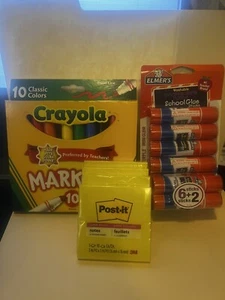 Back To School Supplies Essentials Bundle Pack perfect for Grades K-12 - Picture 1 of 2