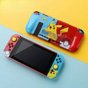 coque Nintendo switch rigide pokemon protège joy con pikachu accessoire gamer - Photo 1/9