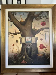 “Genealogy Tree” Print On Canvas By Vladimir Kush 51.5x62.5” - Picture 1 of 3