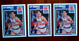 1989-90 FLEER RC #121 JEFF HORNACEK - PHOENIX SUNS - LOT OF (3) ROOKIE CARDS - Bild 1 von 2