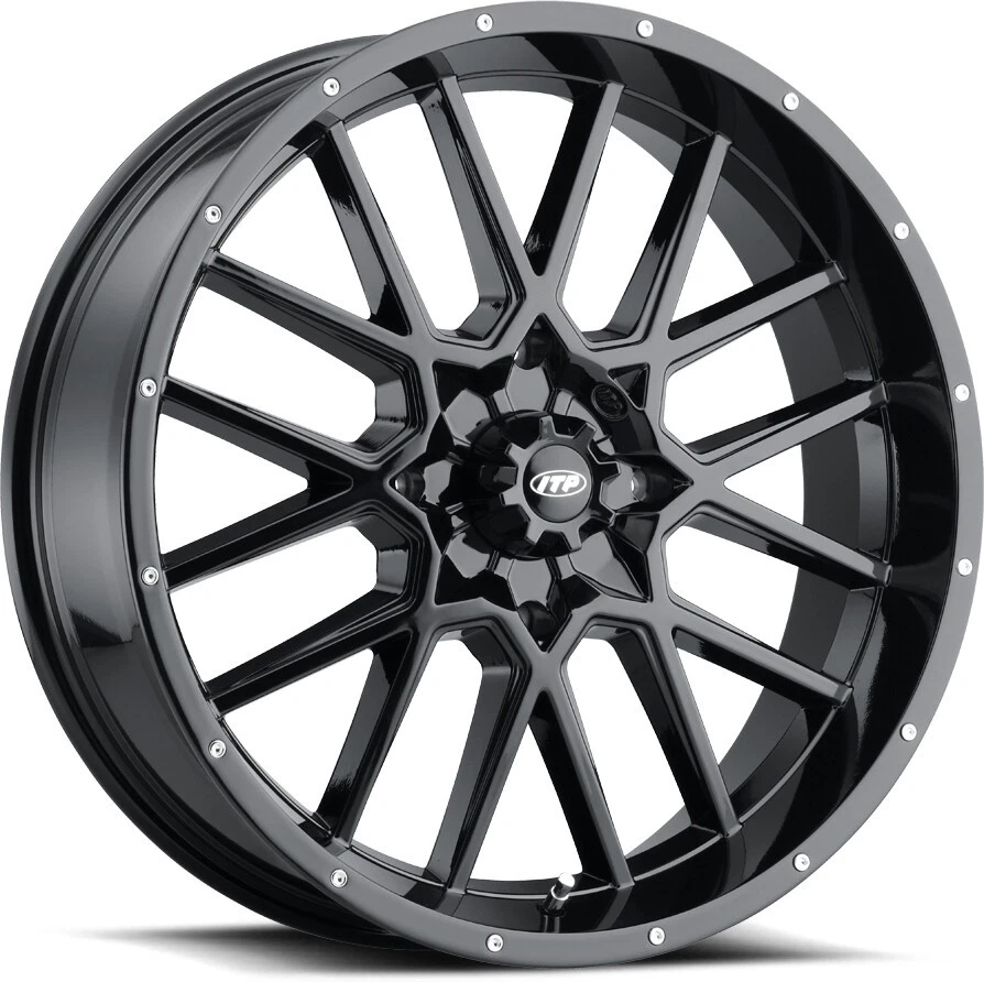 I.T.P. Hurricane Wheel Matte Black 18x6.5, 4+2.5, 4/137 1822515705B - Image 1 of 1
